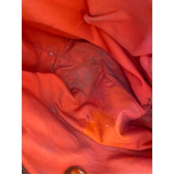 Tory Burch Women's Leather Robinson Double Zip Tote Large Camel Tan - Picture 6 of 9